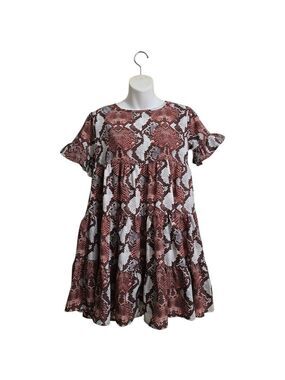 City Lights England Rara Mini Dress In Snake Sz 2 NWT